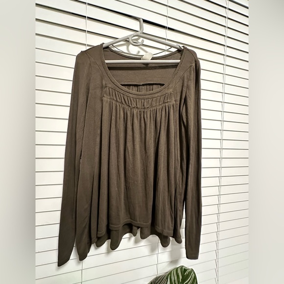 We The Free Ladies Tunic Top Long Sleeve Ribbed Casual Longer Shirt, Small - Picture 1 of 4